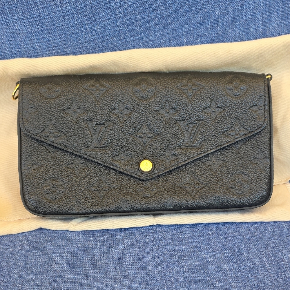 Louis Vuitton Black Felicie